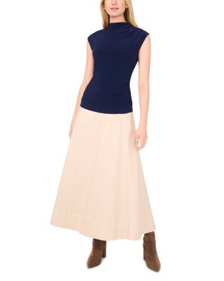 Draped Sleeveless Top