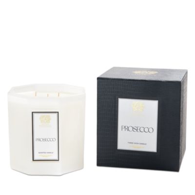Prosecco Scented 3 Wick Candle