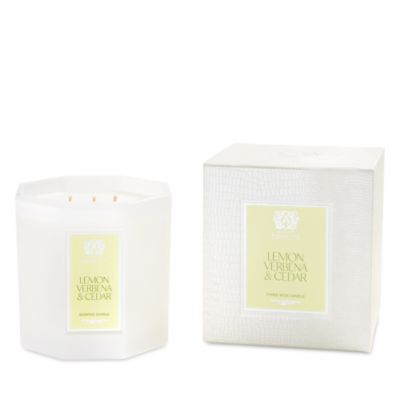 Lemon Verbena Cedar Scented 3 Wick Candle