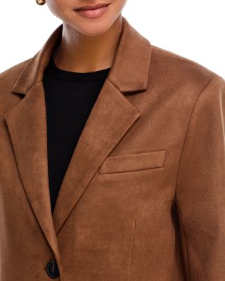 Ember Suede Blazer &amp; Mini Skirt