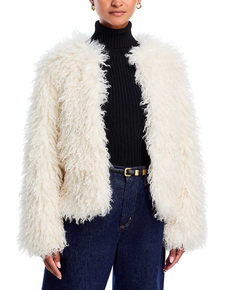 4th & Reckless Nella Faux Fur Jacket In Multi