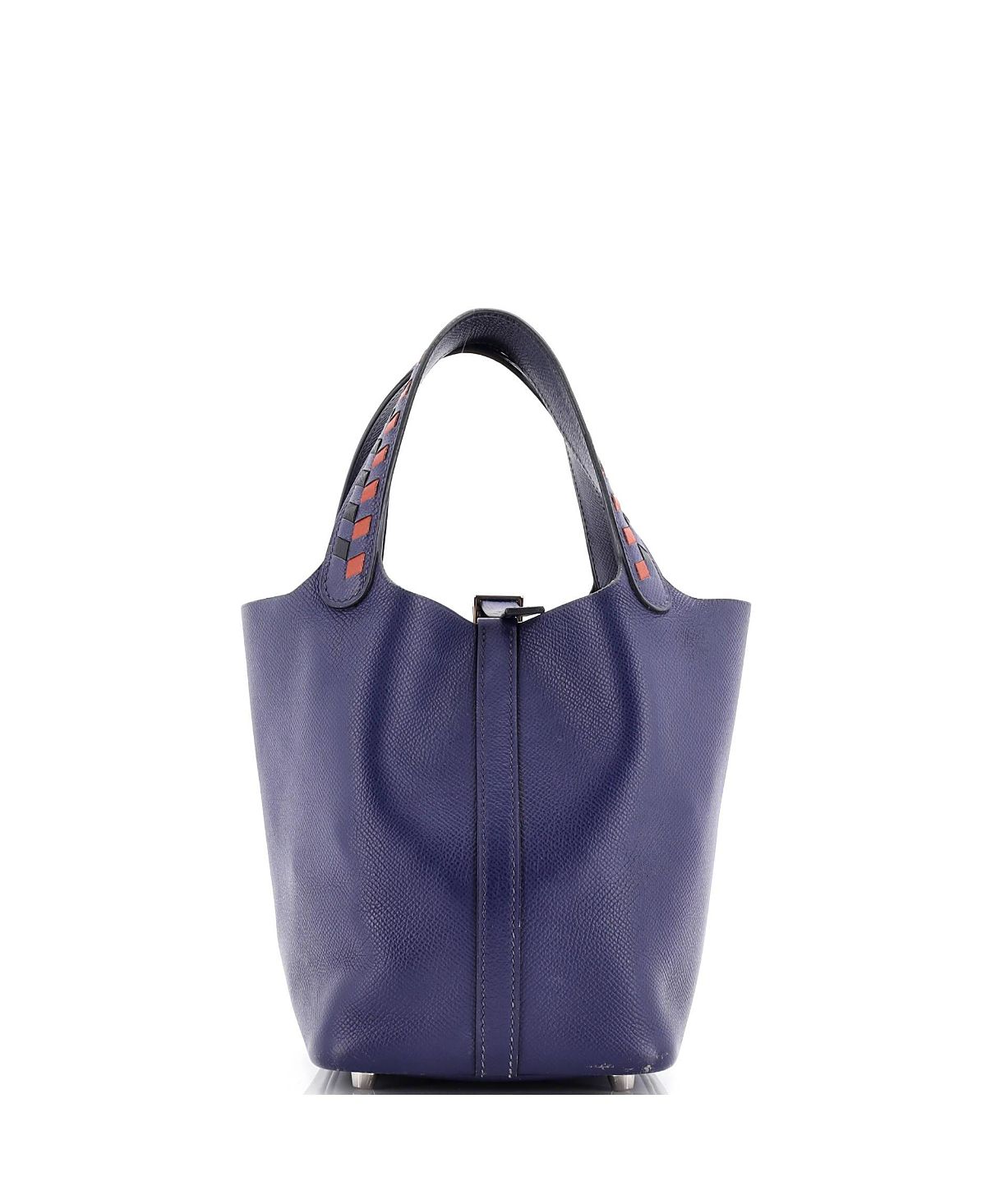 Pre-Owned HERMES Pm Picotin Lock Bag Tressage Epsom