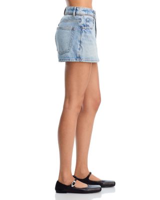 alexanderwang.t High Rise Chain Belt Denim Skort