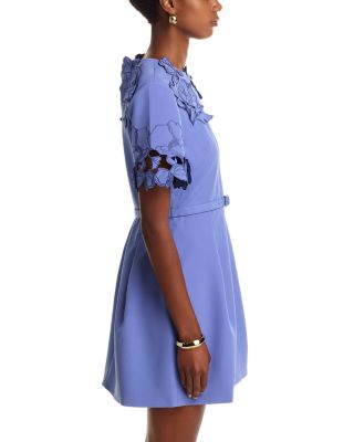 Aurelie Appliqué Mini Dress