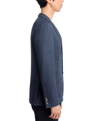 Hanry Melange Jersey Slim Fit Unstructured Sport Coat