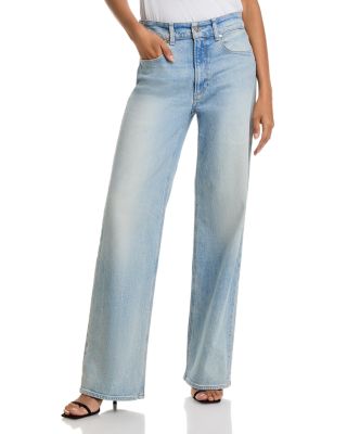 Sasha High Rise Wide Leg Jeans in Reunion Distressed