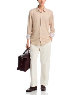 Roan Slim Fit Stretch Button-Front Shirt