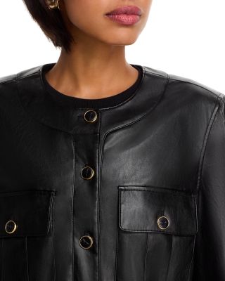 Verity Faux Leather Jacket