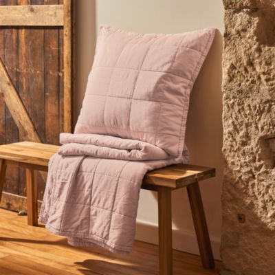 Laundered Cotton Euro Sham, Pair