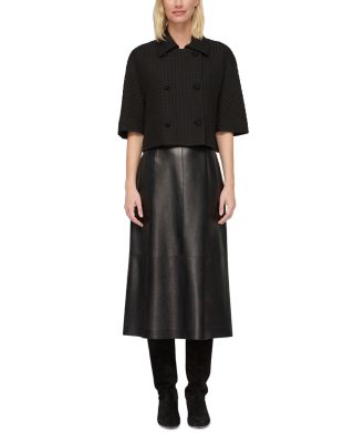 Short Sleeve Double Breasted Jacket