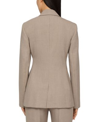 Peak Lapel Side Tie Jacket