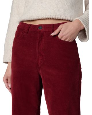 The Blake Cropped Wide Leg Jeans in Syrah