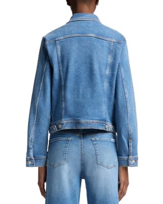 Adi Embellished Jean Trucker Jacket in Love Soul