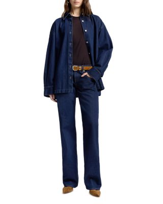 Low Rise Straight Leg Jeans in Franklin