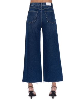 Lana Crop High Rise Ultra Wide Leg Jeans in Broadway