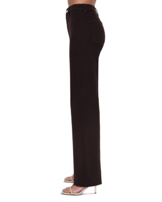 Penny High Rise Wide Leg Jeans in Mocha