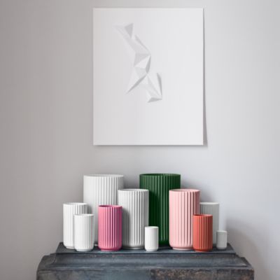 Lyngby Vase, 12.2&amp;quot; Dark Green