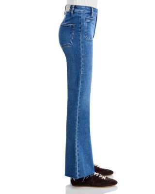 Marlow Skimmer High Rise Flare Jeans in Florea