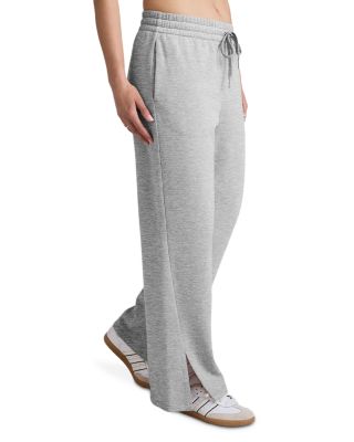 Luxefleece Side Slit Wide Leg Pants
