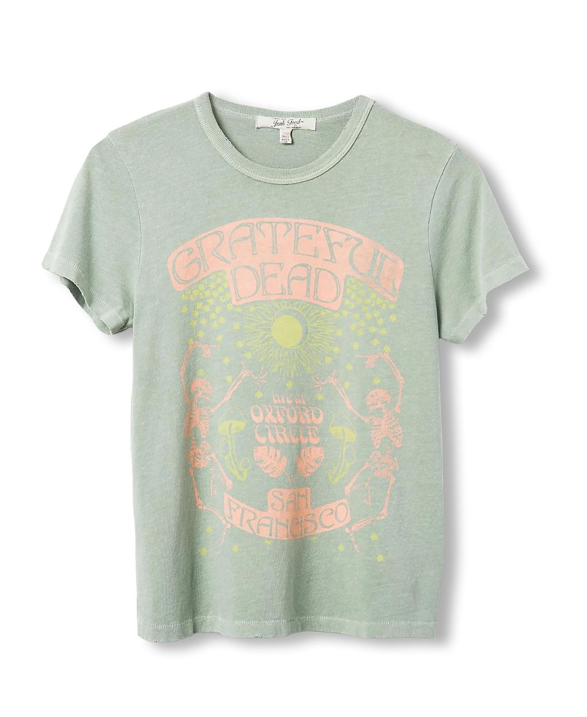 Junk Food Clothing Women's Grateful Dead Skeleton Solstice Original Tee