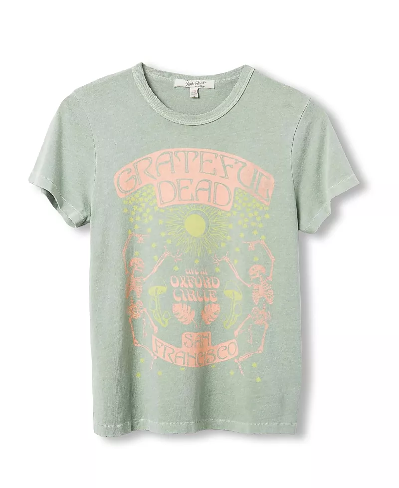 Junk Food Clothing Women's Grateful Dead Skeleton Solstice Original Tee