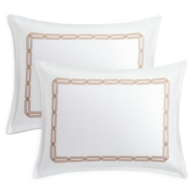 Italian Tivoli Embroidered Standard Sham, Pair - Exclusive
