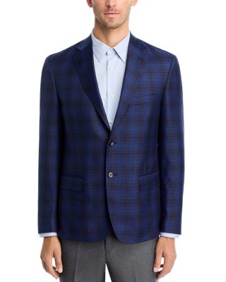 Plaid Regular Fit Sport Coat - Exclusive
