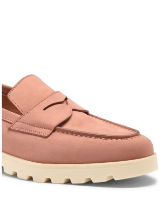 Women&#39;s Pink Nubuck LugSole Loafer