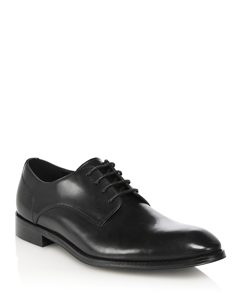 The Men's Store At Bloomingdale's Men's Plain Toe Lace Up Derby Shoes - Exclusive In Black