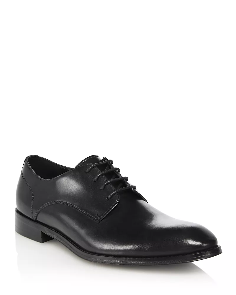 The Men's Store at Bloomingdale's Men's Plain Toe Lace Up Derby Shoes - Exclusive