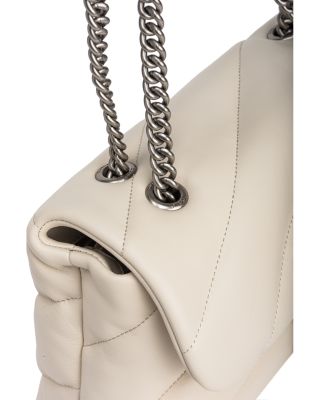 Love Puff Classic Leather Shoulder Bag