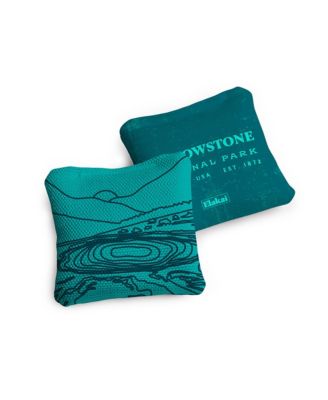 4x4 Yellowstone National Park Durasuede + Turbo Polyglide Pilot Versacraft Cornhole Bags