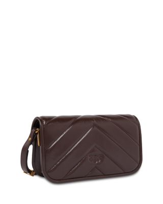Love Box Baguette Leather Shoulder Bag