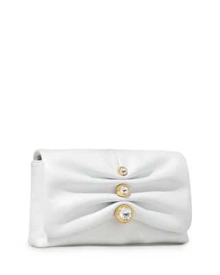 Ruched Crystal Crossbody