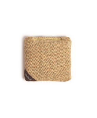 Herringbone Wool Aviator Cornhole Bags Above