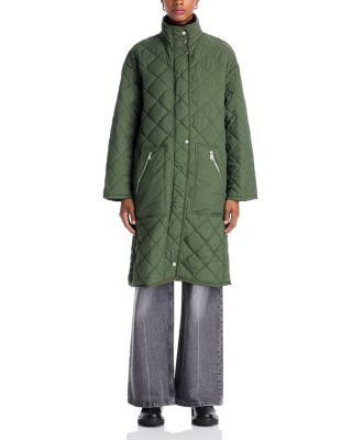 Quilted Woven Coat