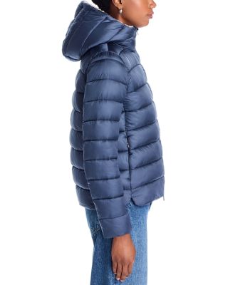 Gretel Faux Shearling Hooded Puffer Jacket