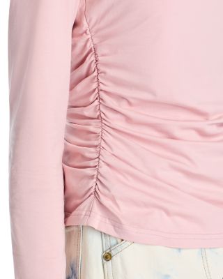 Ruched Waist Square Neck Top - Exclusive