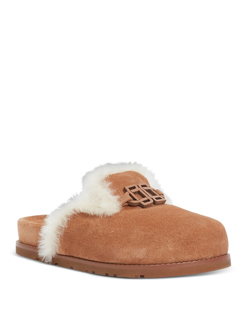 Simkhai Women's Mila Shearling Clogs