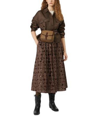 Tempra Embellished Midi Skirt