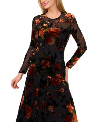 Bellara Velvet Burnout Maxi Dress