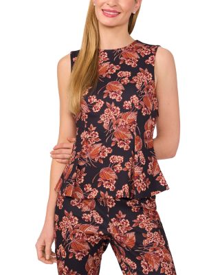 Marenae Knit Pleated Detail Tank Top