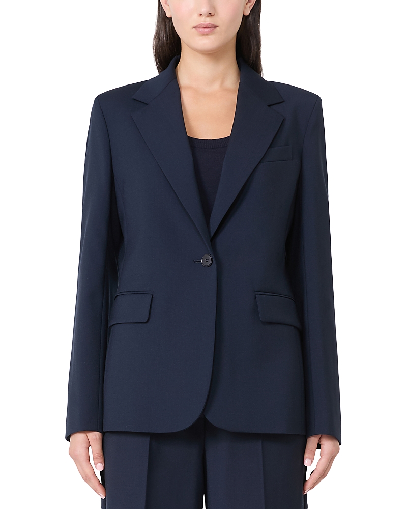 Weekend Max Mara Messina Knit Jacket In Blue