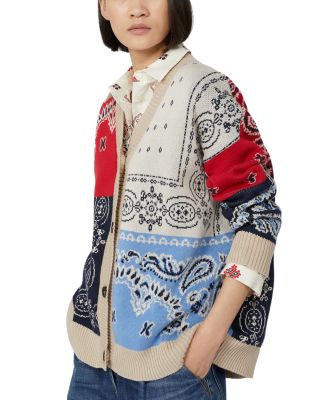 Bandana Patchwork Cardigan