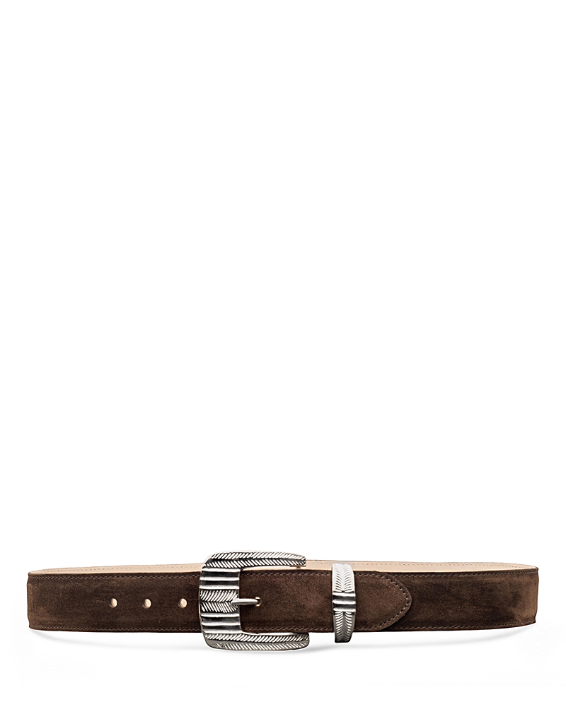 L'agence Aya Engraved Buckle Western Belt