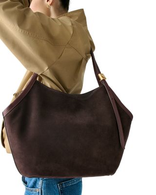Deco Suede Tulip Tote Bag