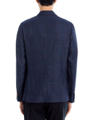 Plaid Slim Fit Sport Coat 