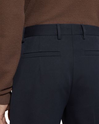 Cotton & Wool Pleated Pants