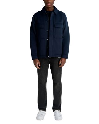 Twill Collared Shirt Jacket