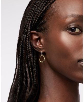  Gold Sage Drop Earrings